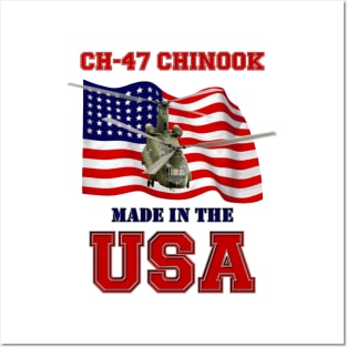 CH-47 Chinook Made in the USA Posters and Art